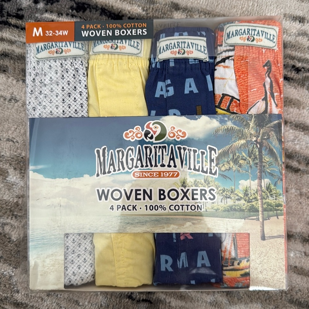 Margaritaville woven boxers size M Medium men’s
